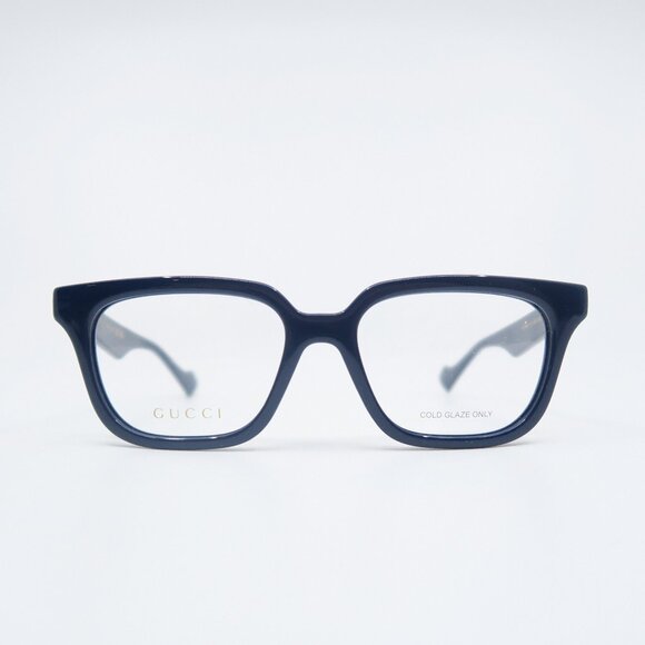 Gucci GG1536O 011 53mm Blue & Gold Logo, New Square, Women's Eyeglasses. - Picture 2 of 10